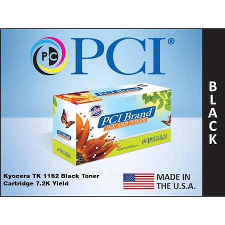 Pci Pci Kyocera Tk-1162 Black Toner Ctg 7.2K TK-1162-PCI